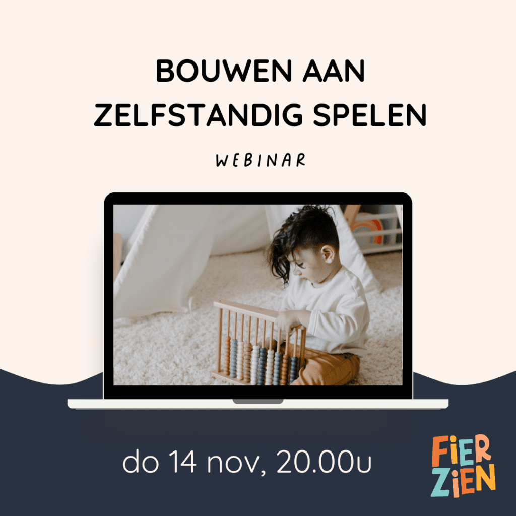 Webinar Bouwen aan Zelfstandig Spelen